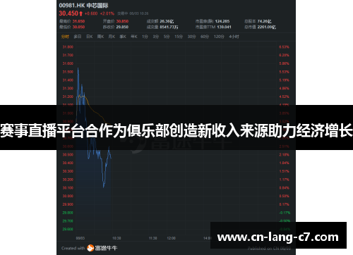 赛事直播平台合作为俱乐部创造新收入来源助力经济增长