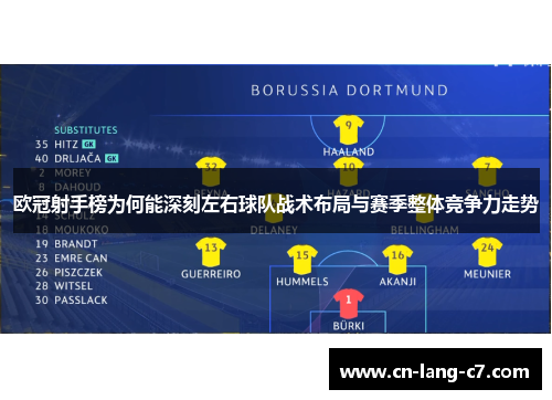 欧冠射手榜为何能深刻左右球队战术布局与赛季整体竞争力走势